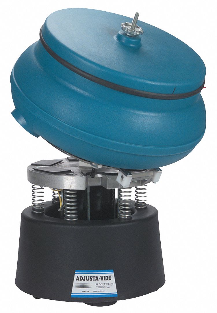 Vibratory Tumbler: 0.75 cu ft Capacity, Discharge Port/Drain/Tilting Plate Included