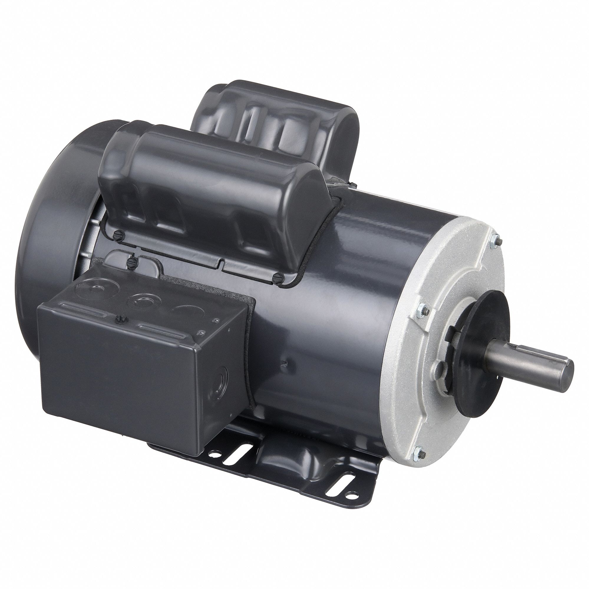 General Purpose Motor: Single Phase, 1 1/2 hp, 115/208-230V AC, 56HZ Frame Size, 1, 725 RPM, B