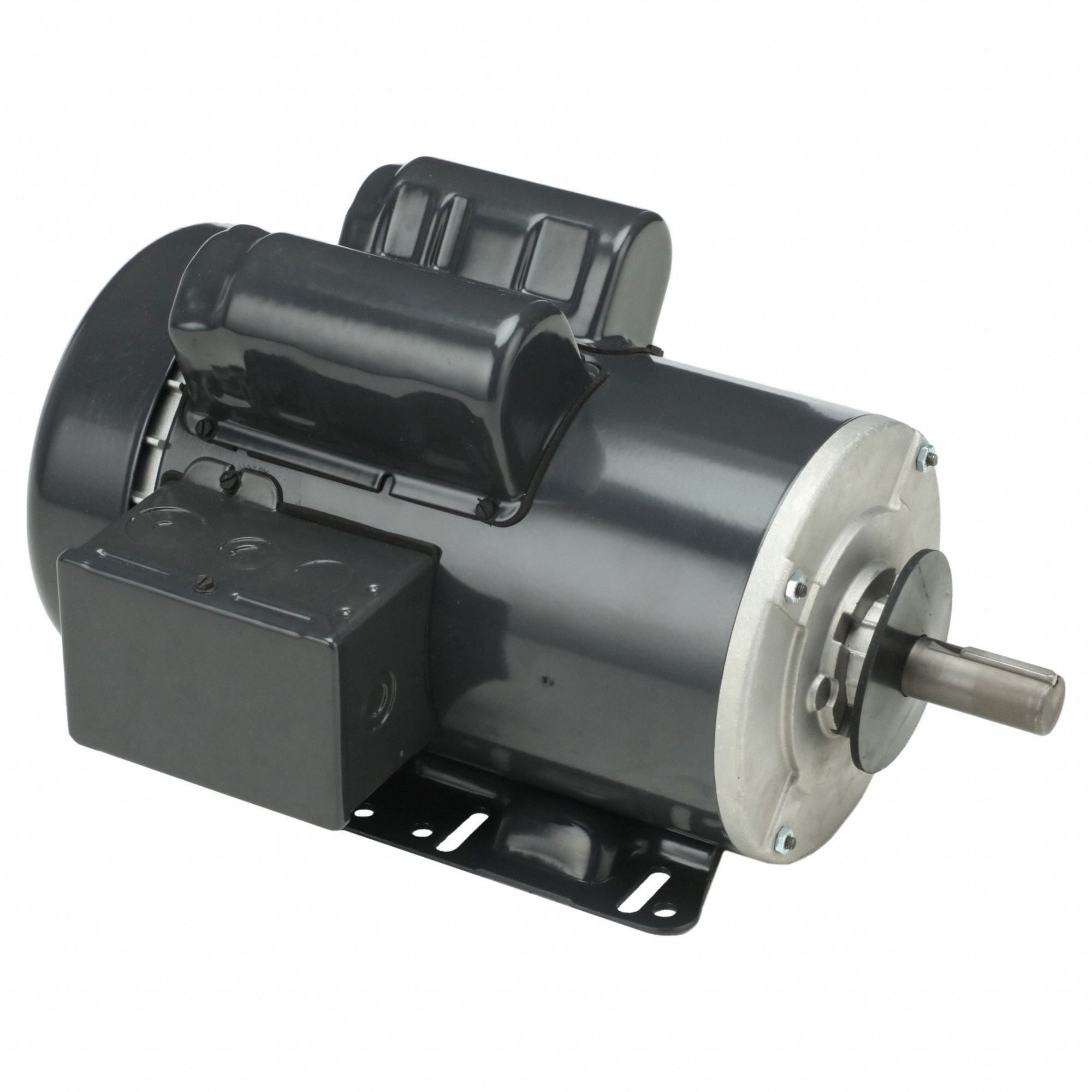 General Purpose Motor: Single Phase, 3 hp, 230V AC, 145T Frame Size, 7/8 in x 2 3/8 in, 60 Hz