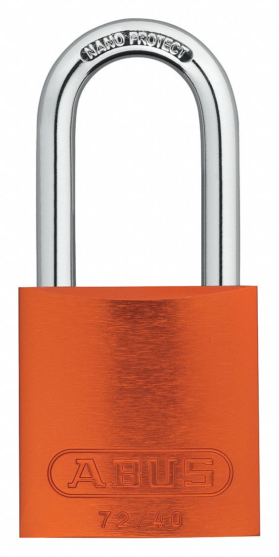 Lockout Padlock KD Orange 1-1/2 H