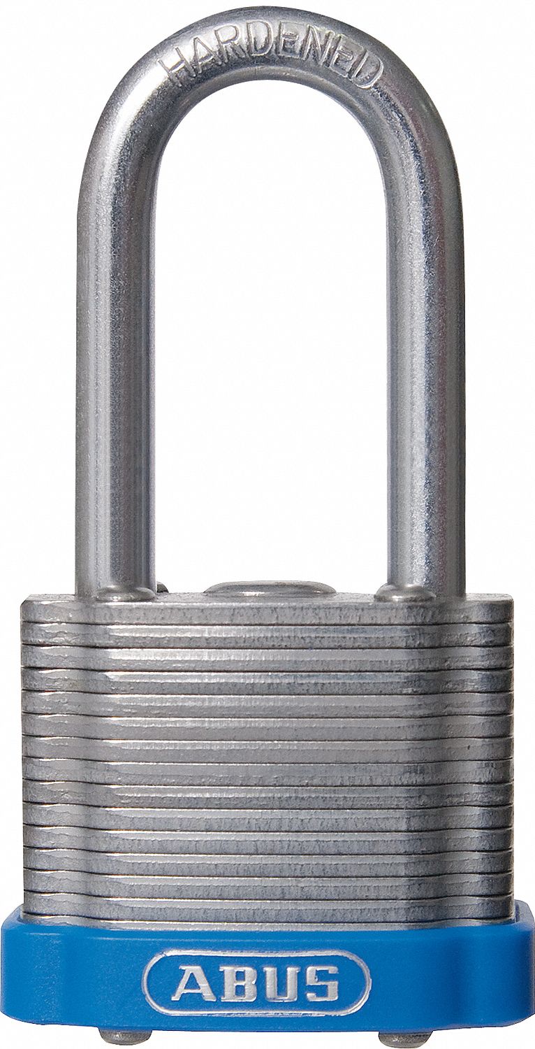 Lockout Padlock, KD, MK, Blue, 1-3/8"H