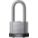 LOCKOUT PADLOCK, KEYED DIFFERENT, STANDARD BODY, HARDENED STEEL, EXTENDED, BLACK