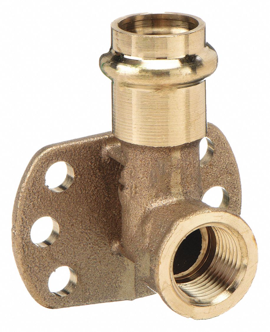 VIEGA PROPRESS, Bronze, PressFit x FNPT, 90 Degree Elbow Drop Ear