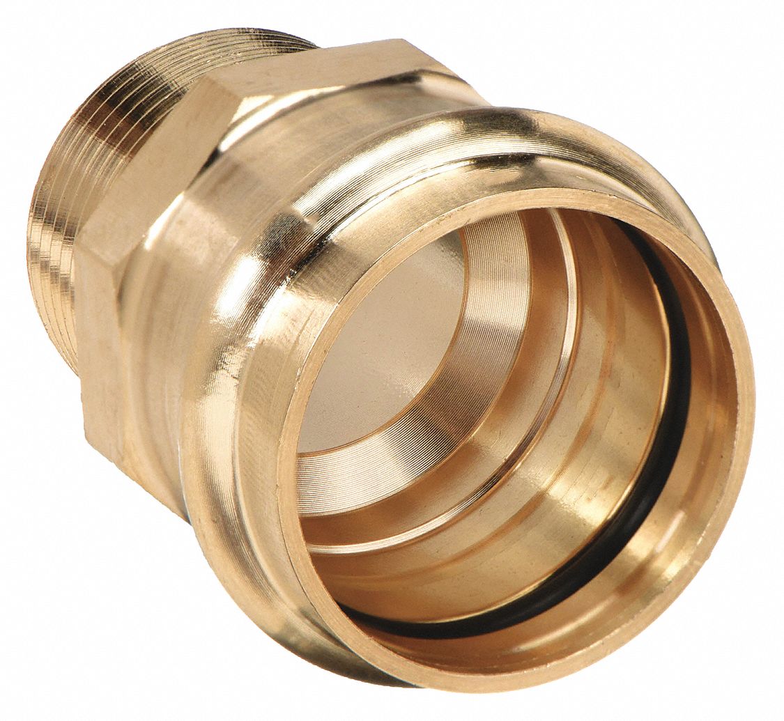 ADAPTER: BRONZE, PRESS-FIT X MNPT, ½ IN COPPER TUBE SIZE, ½ IN PIPE SIZE