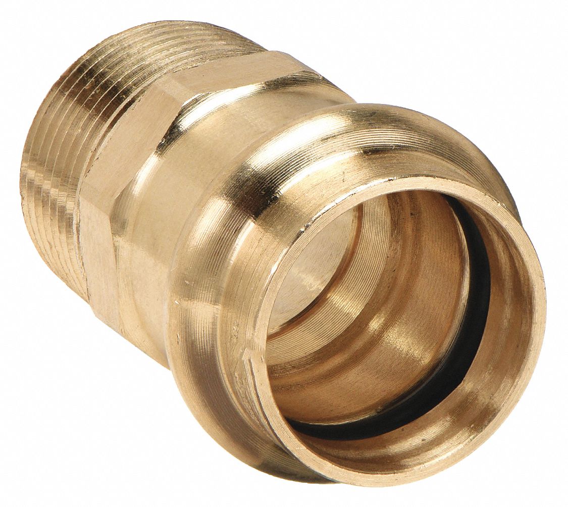 ADAPTER: BRONZE, PRESS-FIT X MNPT, ¾ IN COPPER TUBE SIZE, ¾ IN PIPE SIZE