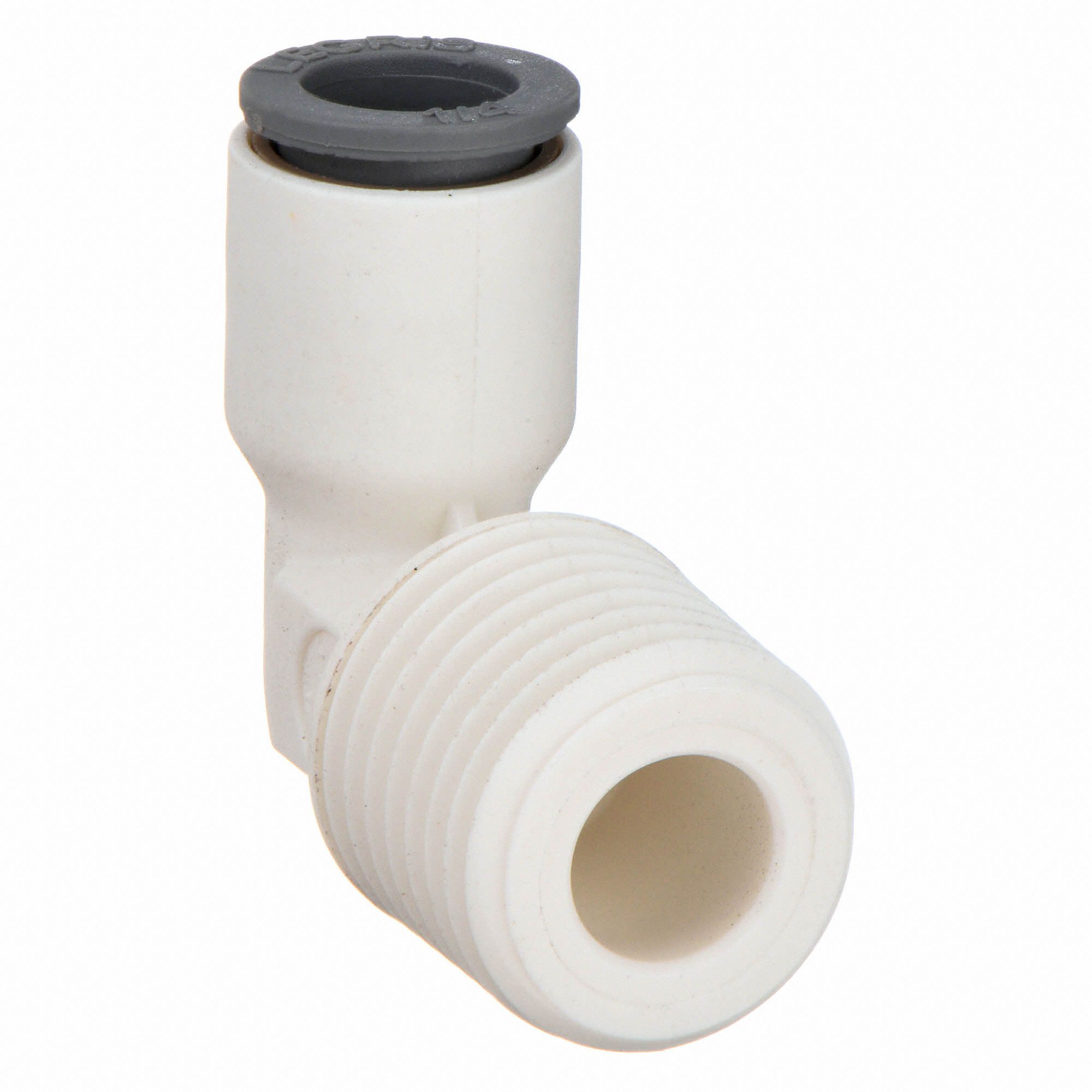 PARKER Fixed Elbow, 90 Degrees: Tube, 1/4 in Tube Size, 1/4 in Pipe ...