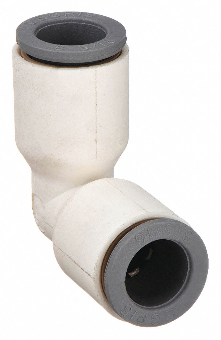 UNION ELBOW: NYLON, PUSH-TO-CONNECT X PUSH-TO-CONNECT, FOR 5/16 X 5/16 IN TUBE OD, 10 PK