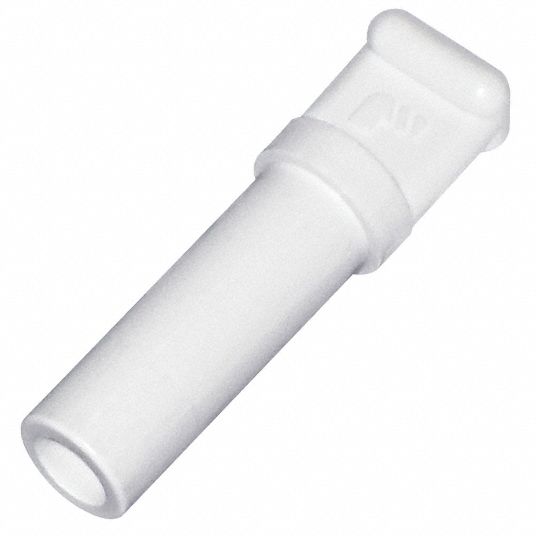 PARKER Plug: Polymer, Tube Stem, For 1/4 in Tube OD, White, 10 PK ...