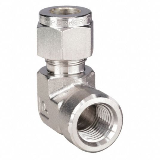 3/8 Stainless Compression Union Elbow | Fogco Environmental Systems