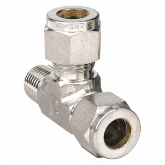 1/2 Tube Union Tee Compression Fitting (316 Stainless Steel)