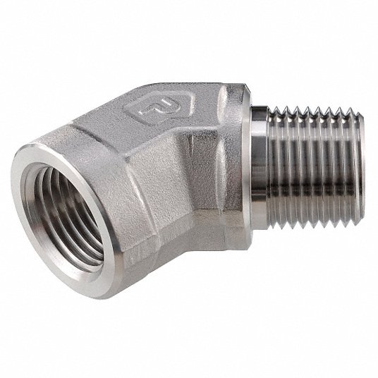 1/8"Female x 1/8"Male street Elbow Threaded Pipe Fitting Stainless Steel 316 NPT 