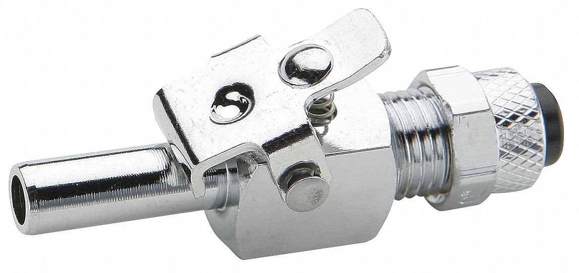 PARKER Through Type Coupler Chrome Plated CA360 Brass, Plug in Stem x