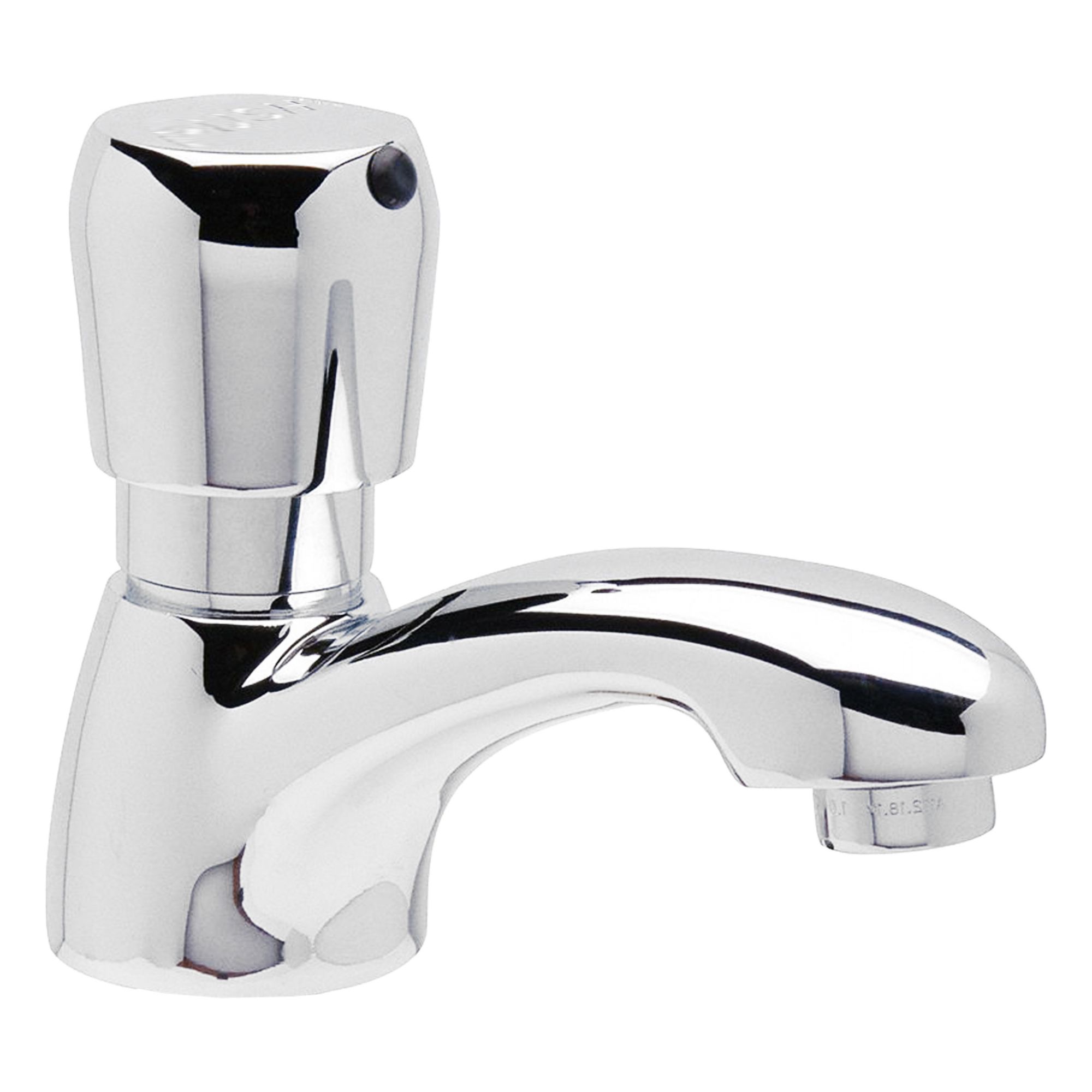 Low Arc Bathroom Faucet: AquaSpec®, Single-Post, Brass, Chrome Finish, 1 gpm Flow Rate, Spray