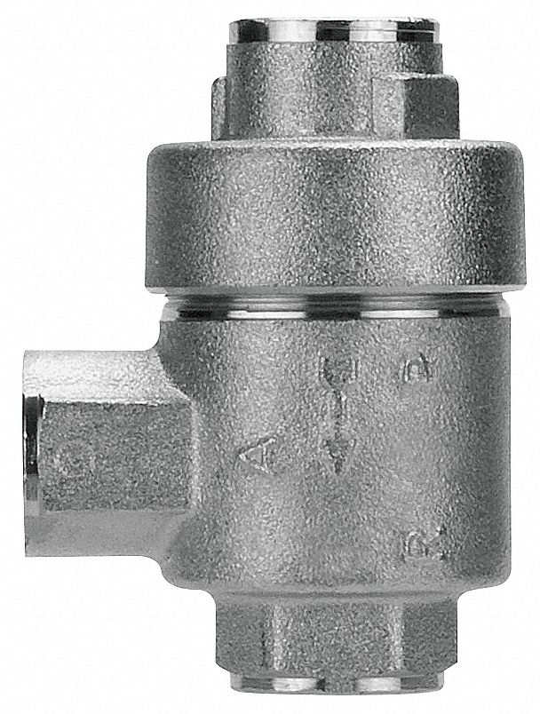 EXHAUST VALVE,FNPT,PIPE SIZE 1/8