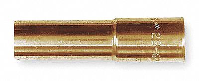 Nozzle: 1/2 in Bore Dia, Bottleneck, 3/32 in Projection, 1/4 in Recess, 22-50, 22, 2 PK