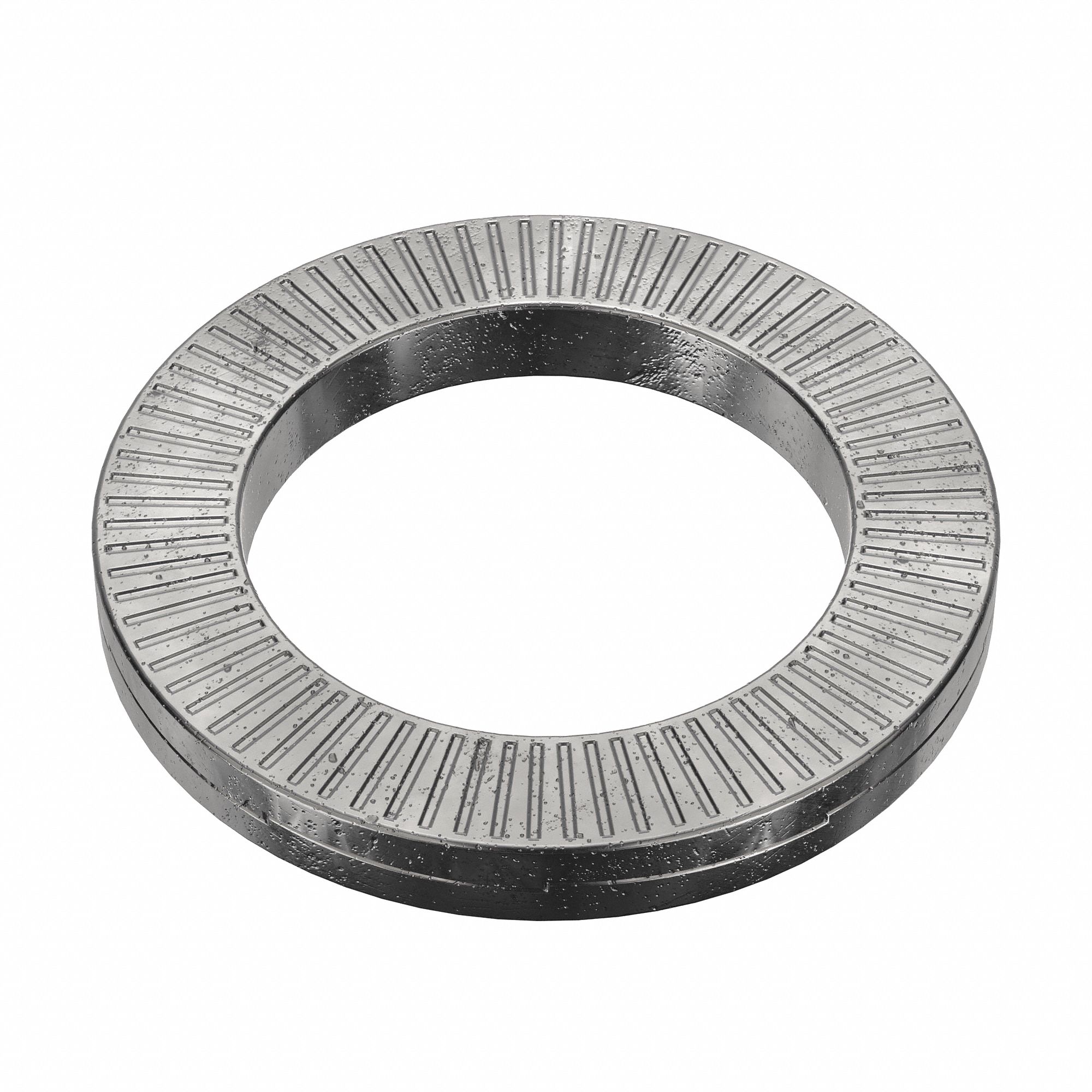 Wedge Lock Washer: Advanced Corrosion Resist, Steel, M18 Screw Sz, 19.5 mm Max. Inside Dia, 100 PK
