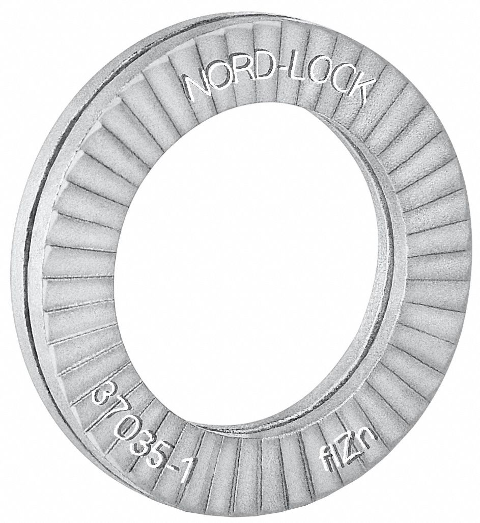 NORDLOCK Lock Washer, Bolt M48, Steel 5UTF12883 Grainger