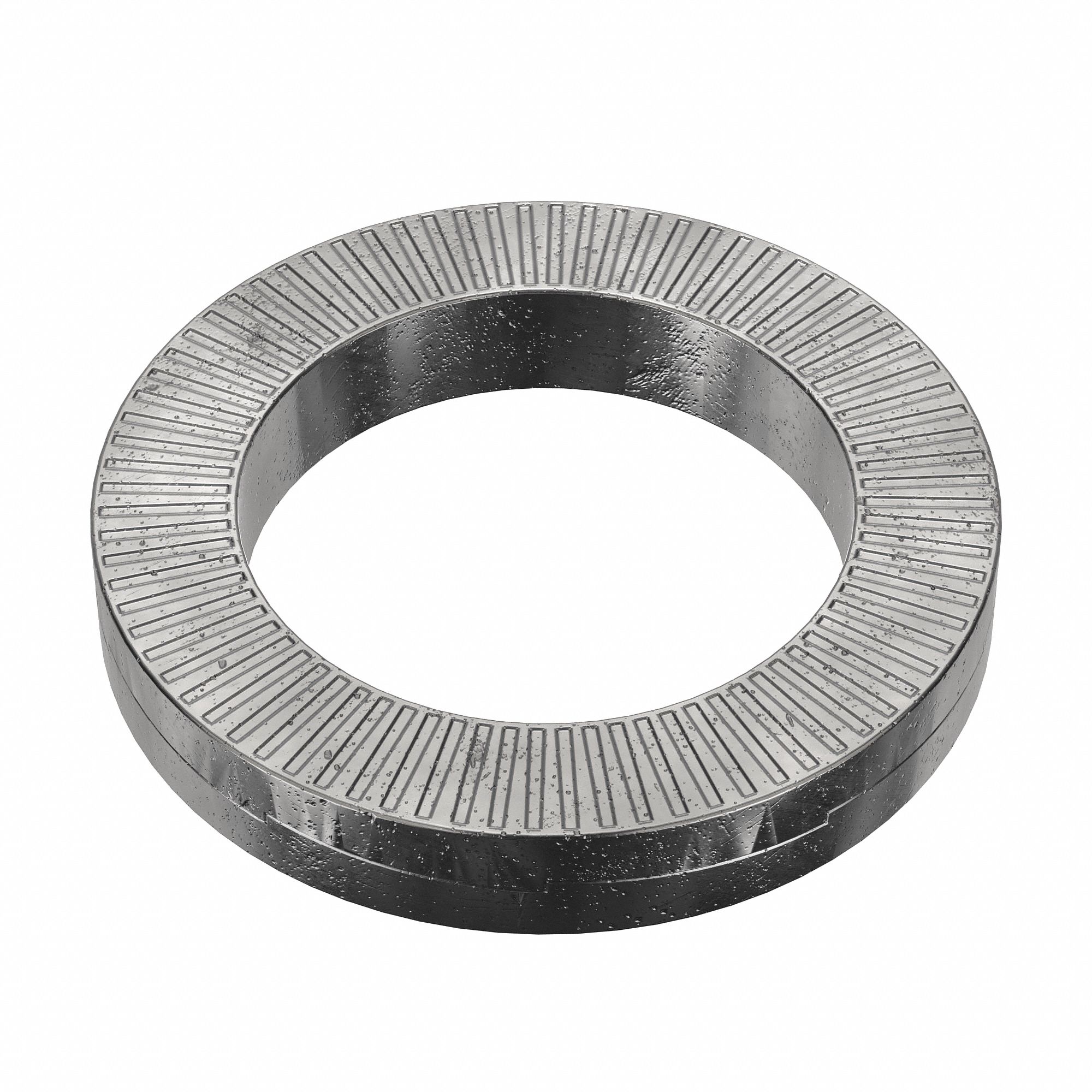 Wedge Lock Washer: Advanced Corrosion Resist, Steel, M27 Screw Sz, 28.4 mm Max. Inside Dia, 50 PK