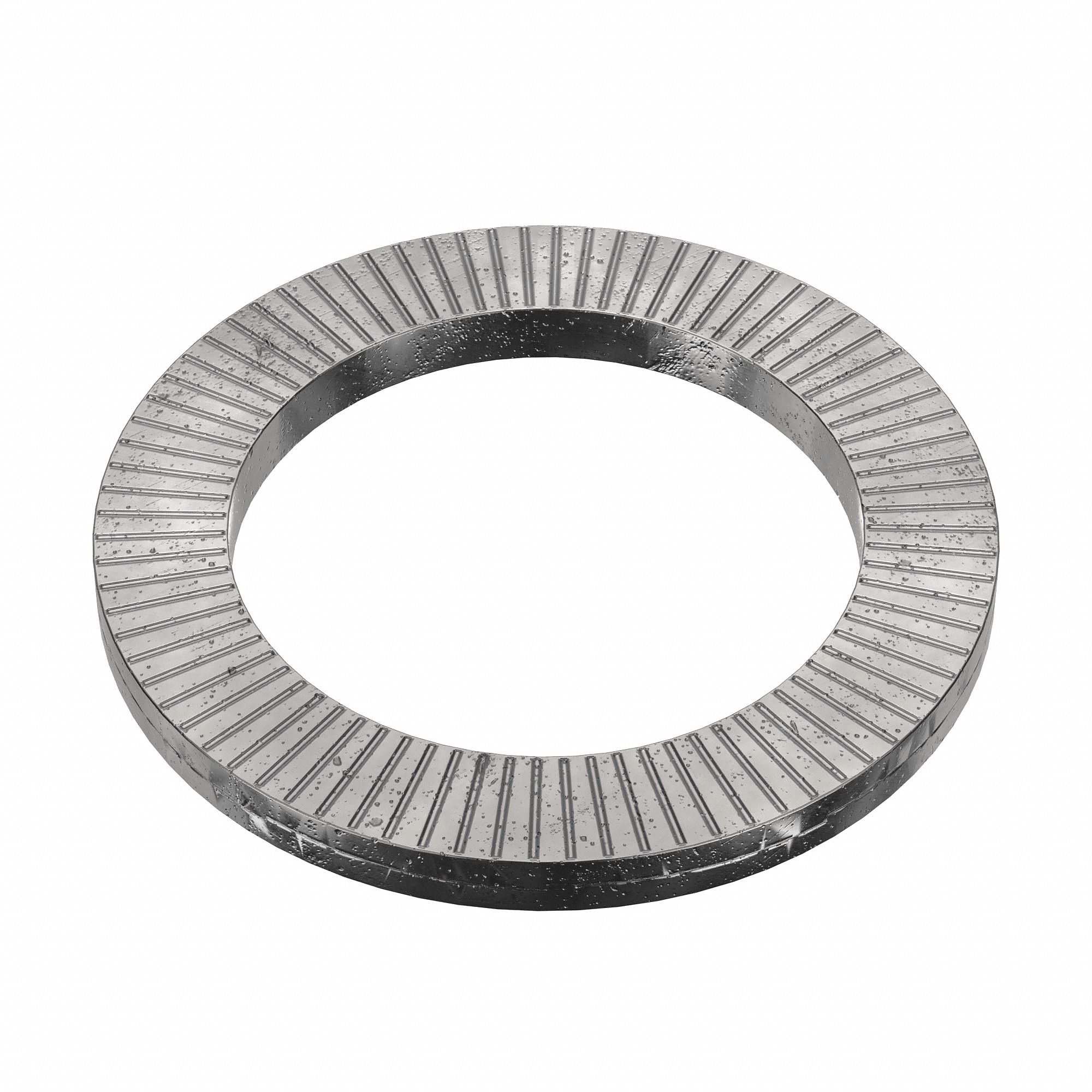 Wedge Lock Washer: Advanced Corrosion Resist, Steel, M60 Screw Sz, 63.1 mm Max. Inside Dia, Reusable
