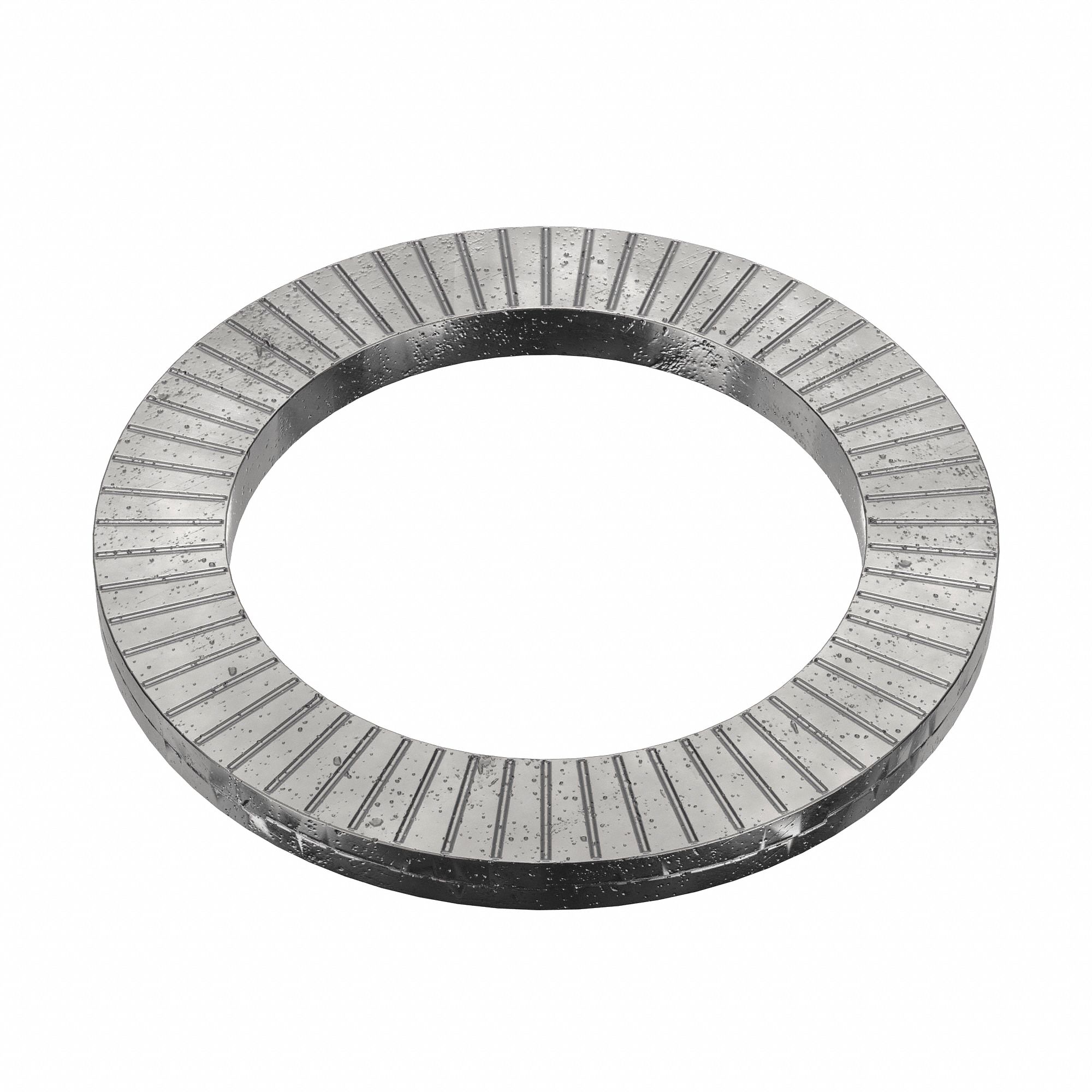 Wedge Lock Washer: Advanced Corrosion Resist, Steel, 2 1/2 in Screw Sz, 2 41/64 in Max. Inside Dia