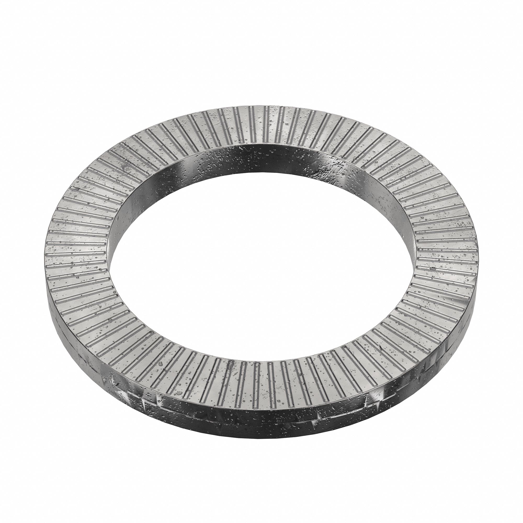 Wedge Lock Washer: Advanced Corrosion Resist, Steel, M68 Screw Sz, 71.1 mm Max. Inside Dia, Reusable