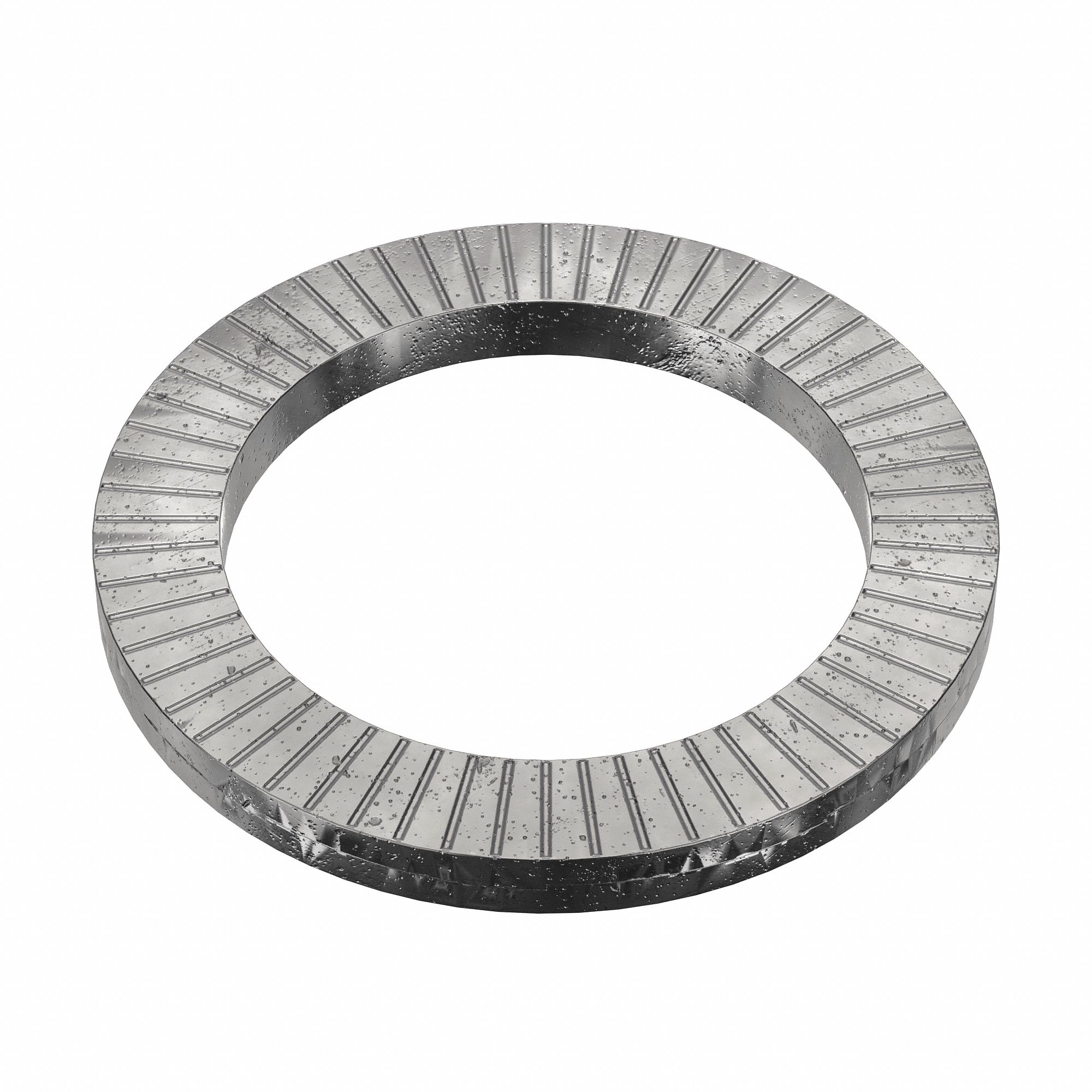 Wedge Lock Washer: Advanced Corrosion Resist, Steel, 3 in Screw Sz, 3 7/64 in Max. Inside Dia