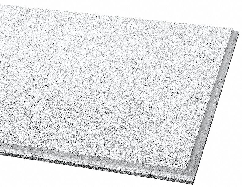 Armstrong Classic Fine Textured 2 X 2 White Angled Tegular Drop Ceiling Tile At Menards