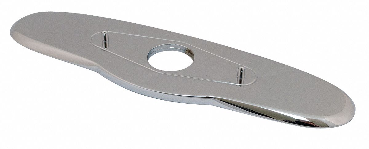 Trim and Cover Plate: For E-Tronic E40 Series, Brass, Chrome Finish