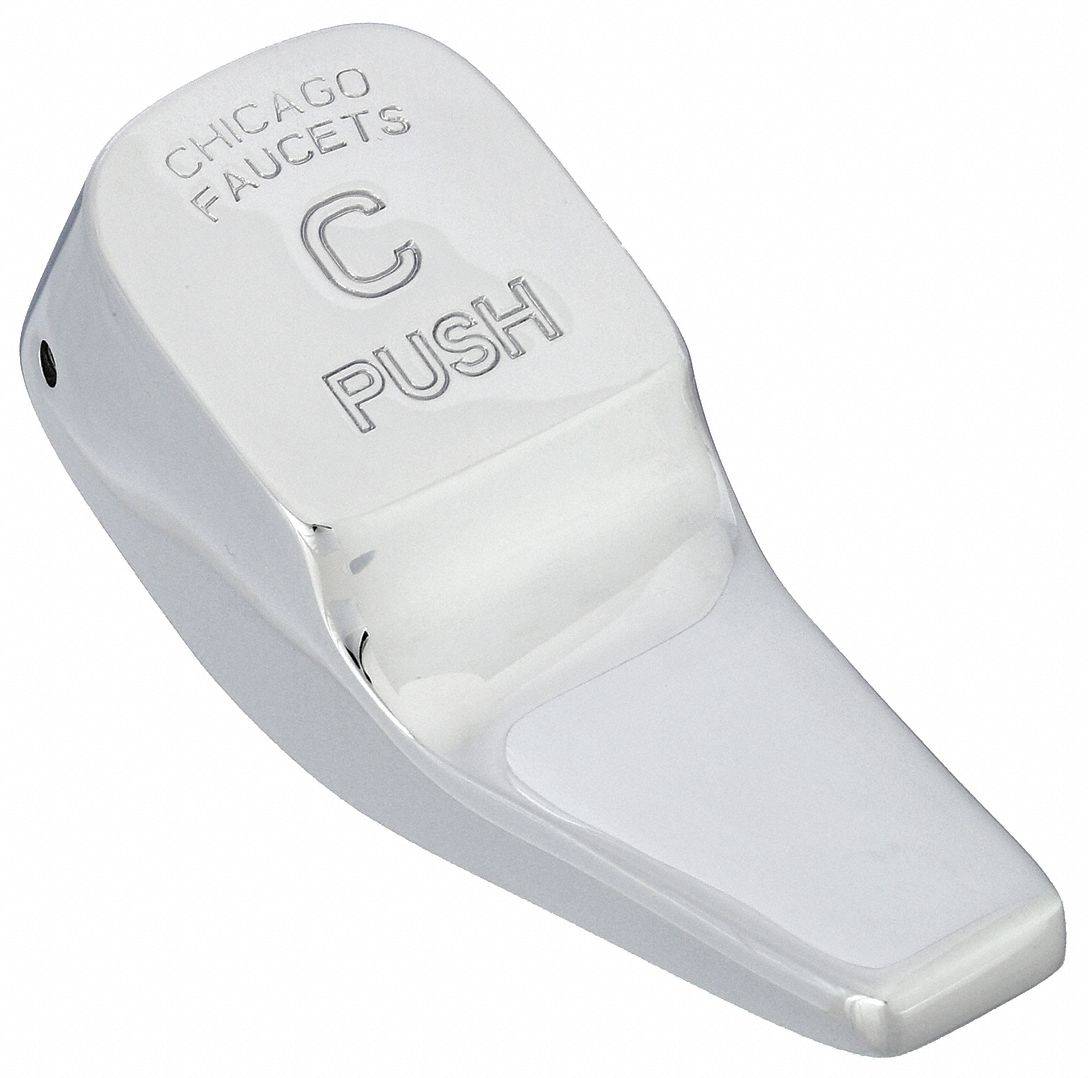 Handle: Chicago Faucets, For Naiad Cartridges Series, Lever Handle, Use with Cold Water Temp, Metal