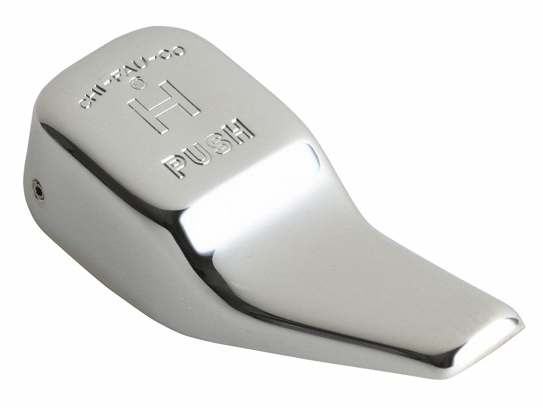 Handle: Chicago Faucets, For Naiad Cartridges Series, Lever Handle, Use with Hot Water Temp, Brass