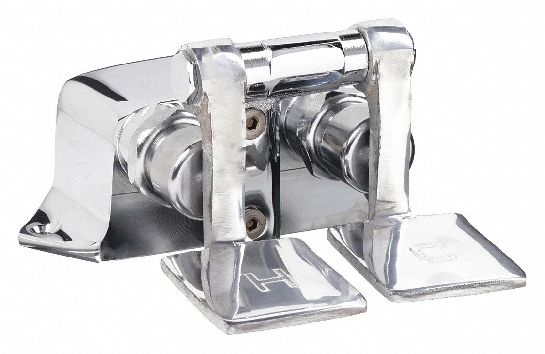 Fits Chicago Faucets Brand, Double Foot Pedal Box 5UTU6625ABCP