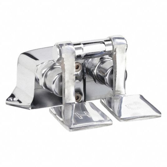Fits Chicago Faucets Brand, Double Foot Pedal Box 5UTU6625ABCP Grainger