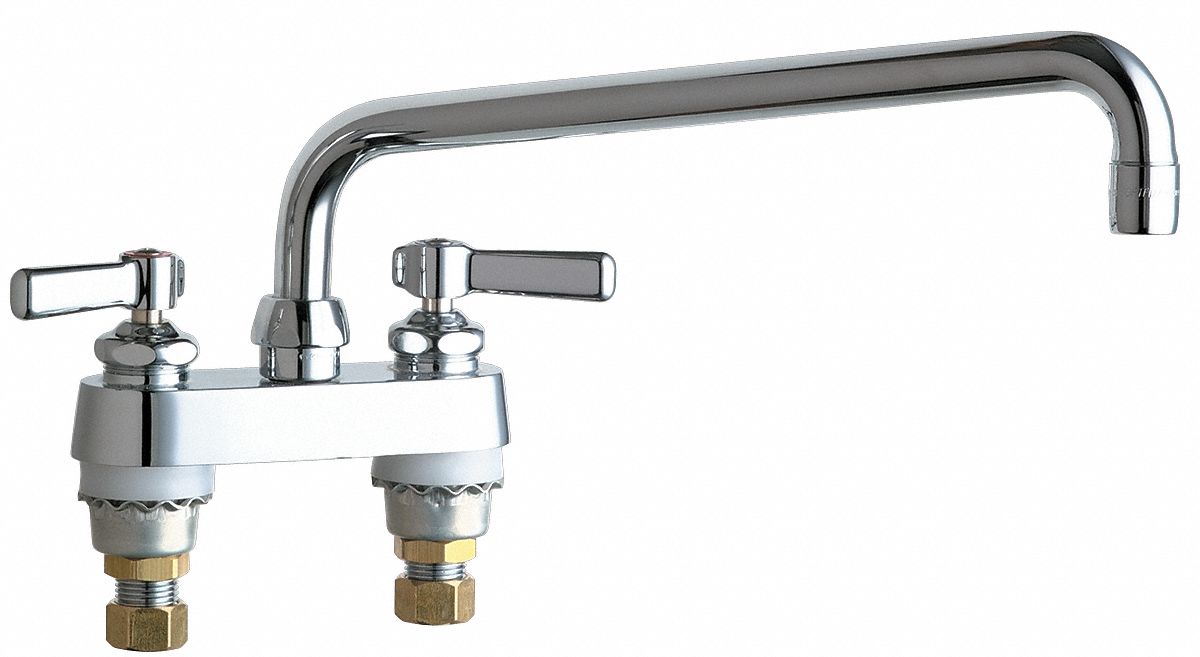 Chicago Faucets Low Arc Kitchen Sink Faucet Lever Faucet Handle