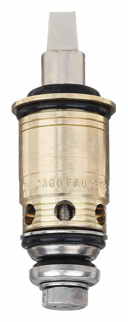 LH Slo-Comp. Cartridge: Fits Chicago Faucets Brand, For Manual Faucets  Series