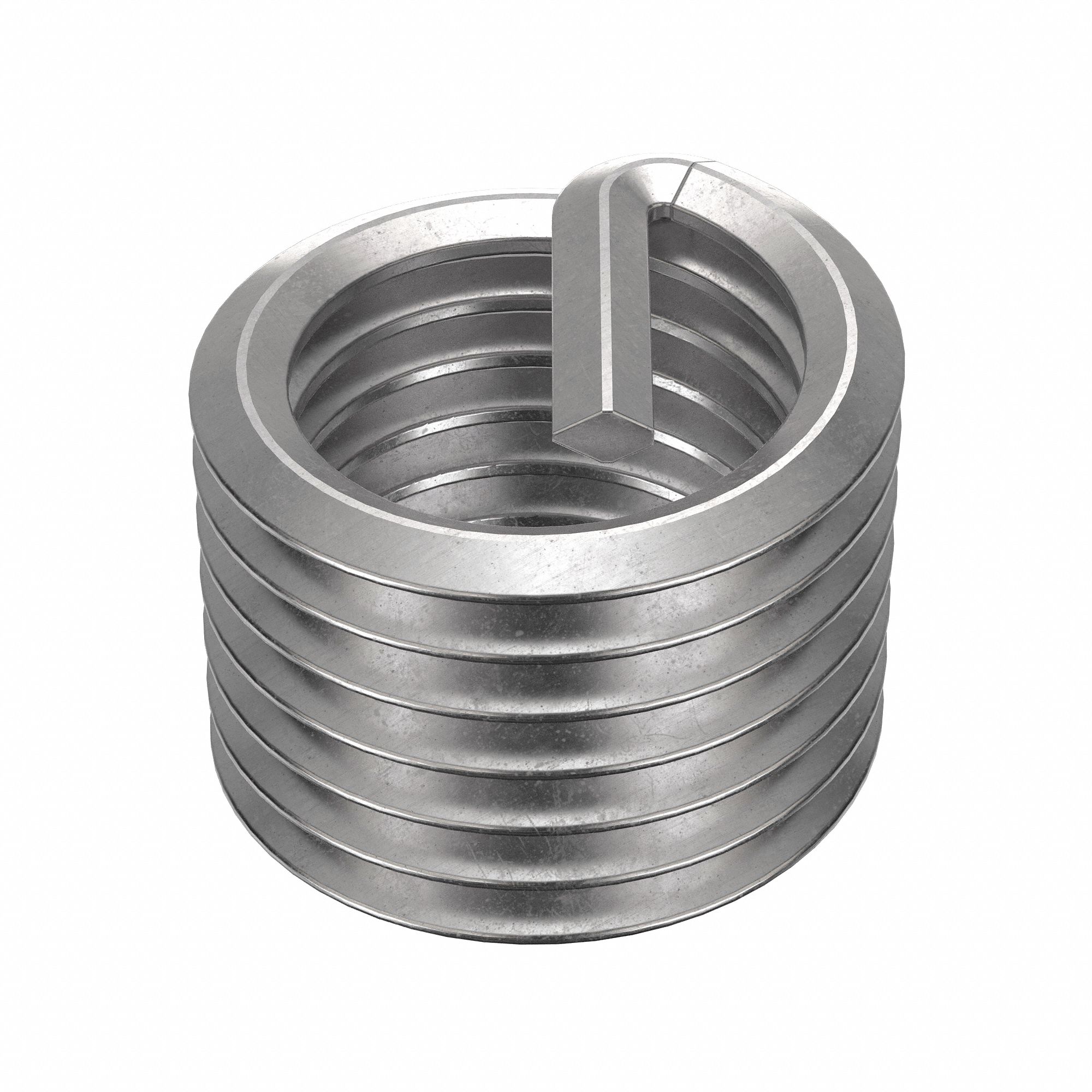 Helical Insert: Tanged Tang Style, Free-Running, 1"-8 Thread Size, 1 in Overall Lg