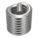 HELICAL INSERT, TANGED, FREE-RUNNING, #10-32 THREAD SIZE, PLAIN FINISH, SS, 10 PK