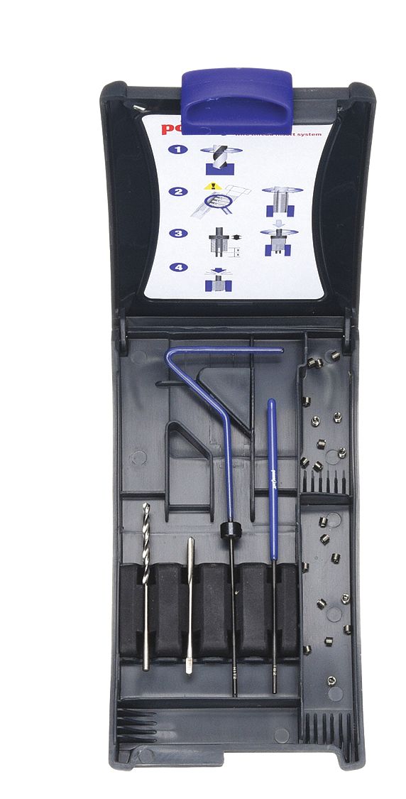 THREAD REPAIR KIT, TANGED, FREE-RUNNING, 9/16