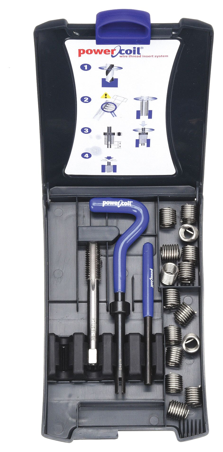APPROVED VENDOR HELICAL THREAD REPAIR KIT,3/816,10 PCS Thread Insert