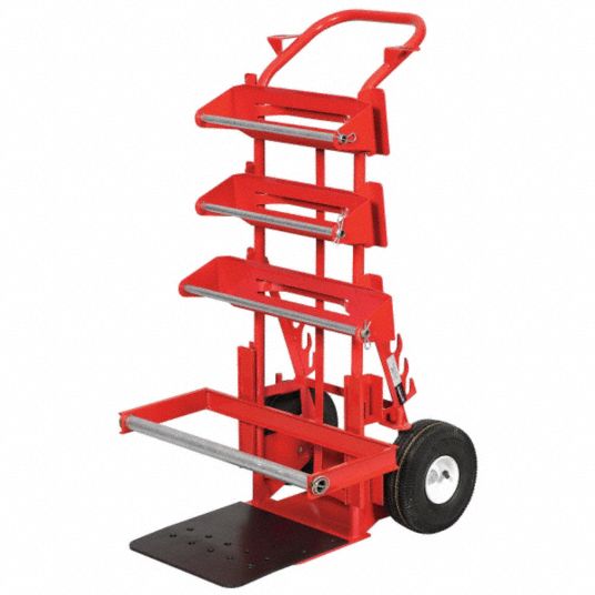 BURNDY Wire Spool Cart, 600 lb Load Capacity, Steel 5UVF9