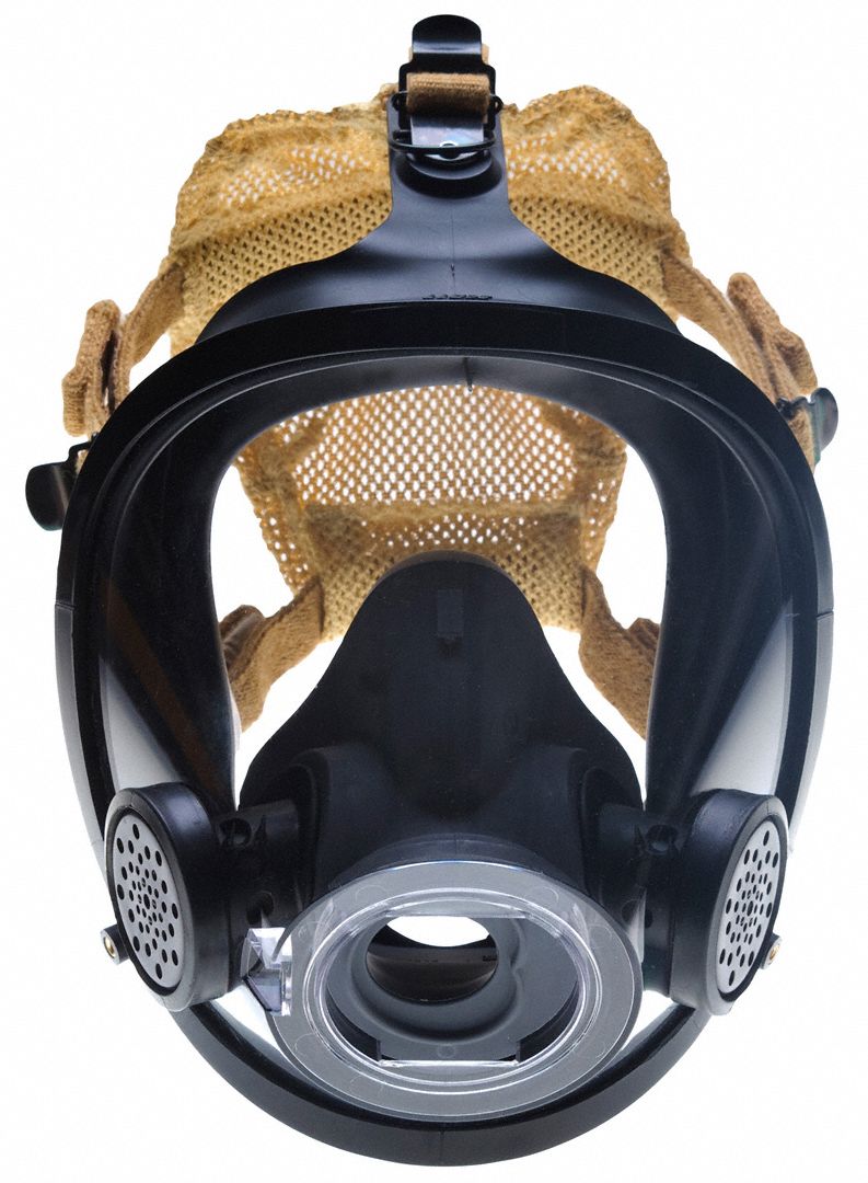 SCOTT SAFETY Full Face Respirator, AV3000 Series, M, Cartridges