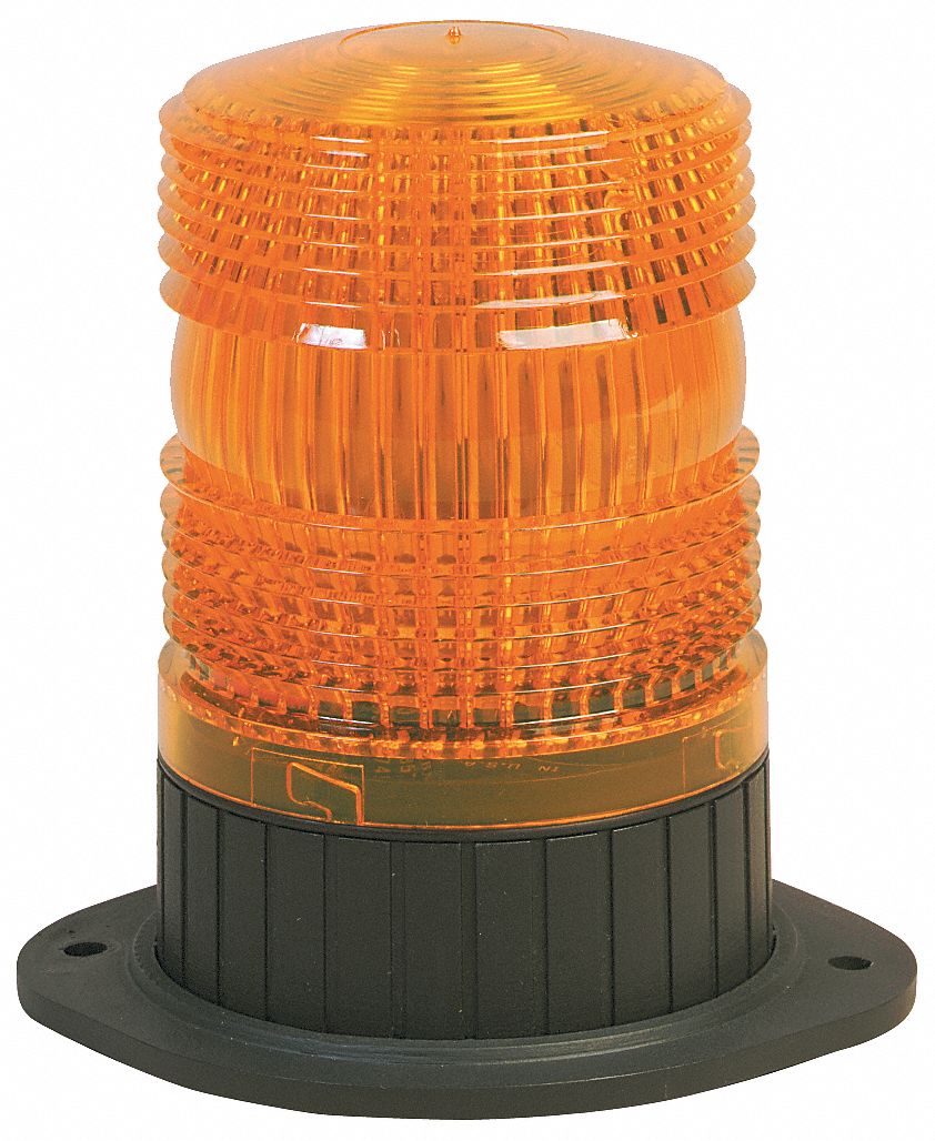 FEDERAL SIGNAL Strobe Light, Amber, Flashing 5UVL9