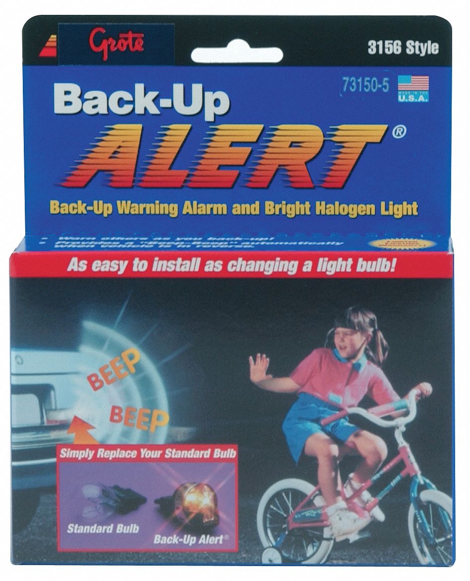 GROTE, Backup/Reverse Light, Clear, BackUp Light 5UWC4731505