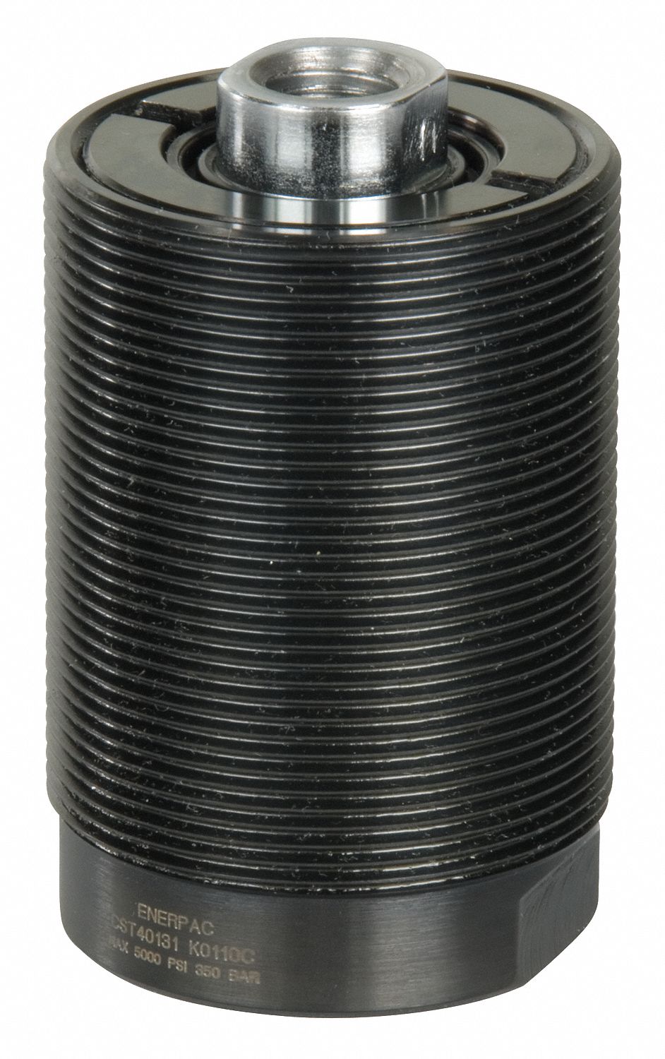 Threaded Body Hydraulic Cylinder: 8, 800 lbf Push Capacity @ 5000 psi, 1/2 in Stroke Lg