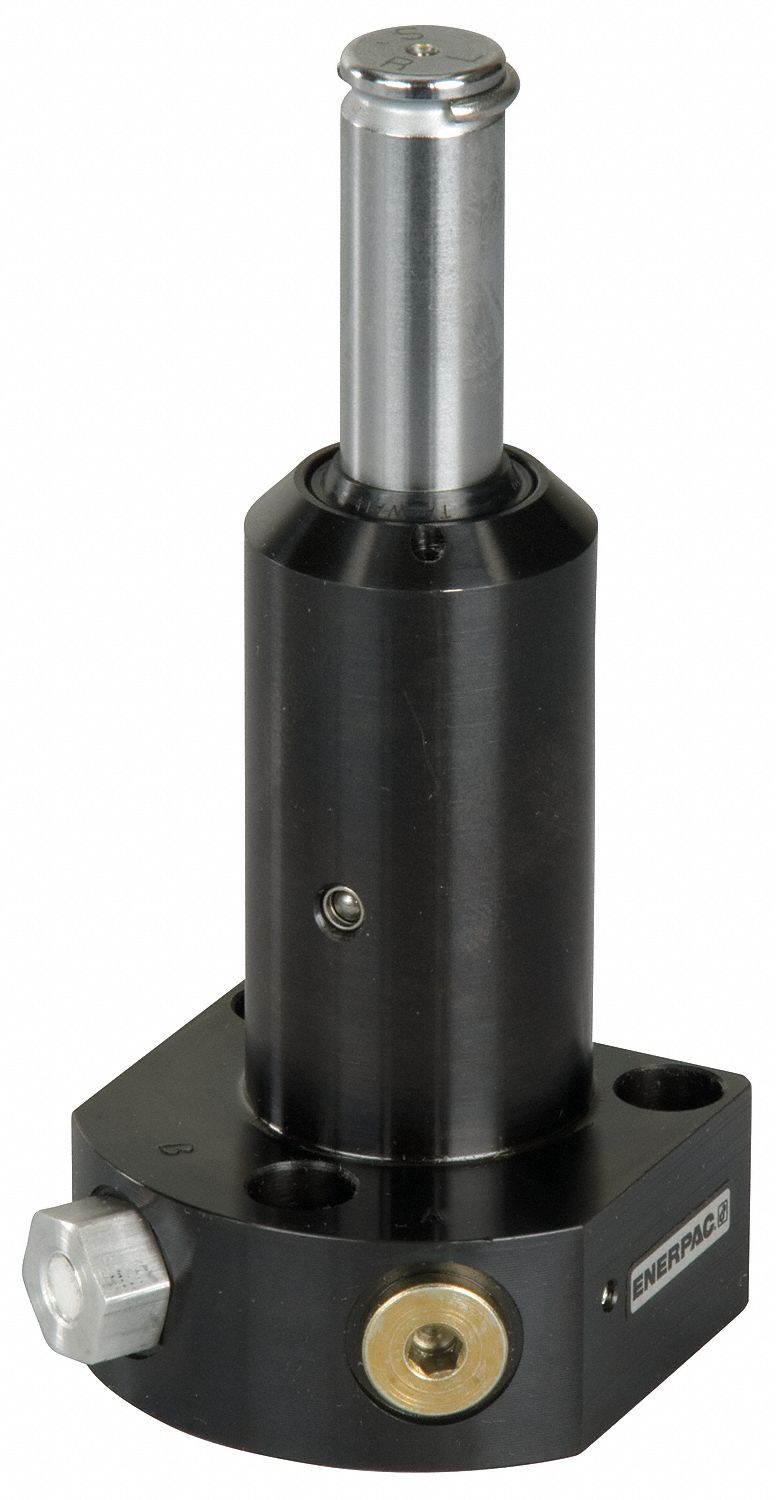Swing Clamp Hydraulic Cylinder: Single Acting, 1, 100 lbf Clamping Force, 0.28 sq in, Left