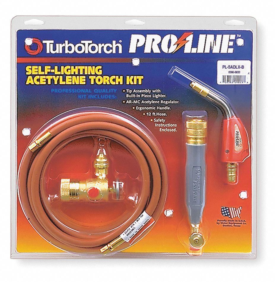 TORCH KIT, SWIRL FLAME, CGA-520, TRIGGER-START, EXTREME SERIES, 12 FT HOSE L