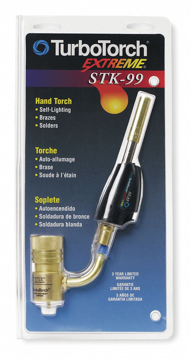 Turbotorch Torch Head Swirl Trigger Start 360 Swivel 5ux31 0386