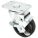 NSF-LISTED SANITARY PLATE CASTER, 3½ IN WHEEL DIAMETER, 250 LB, 4⅝ IN MOUNTING H