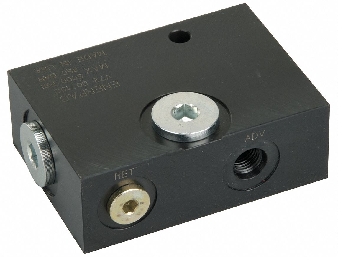 ENERPAC, 10 gpm Max. Flow, 5,000 psi Max. Pressure, Check Valve 5UXD0