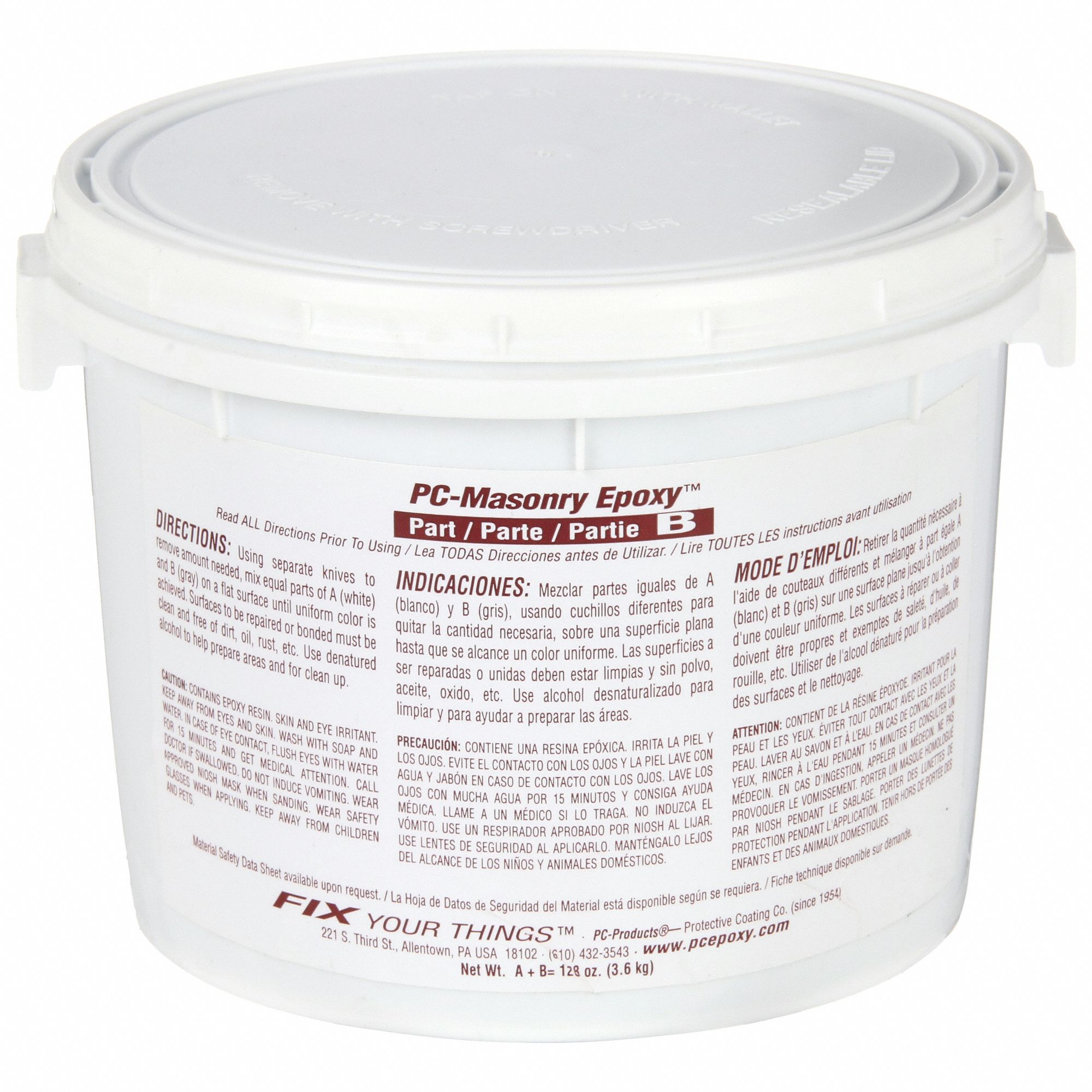 PC PRODUCTS, PCConcrete, Epoxy, Concrete Repair Compound 5UXR4