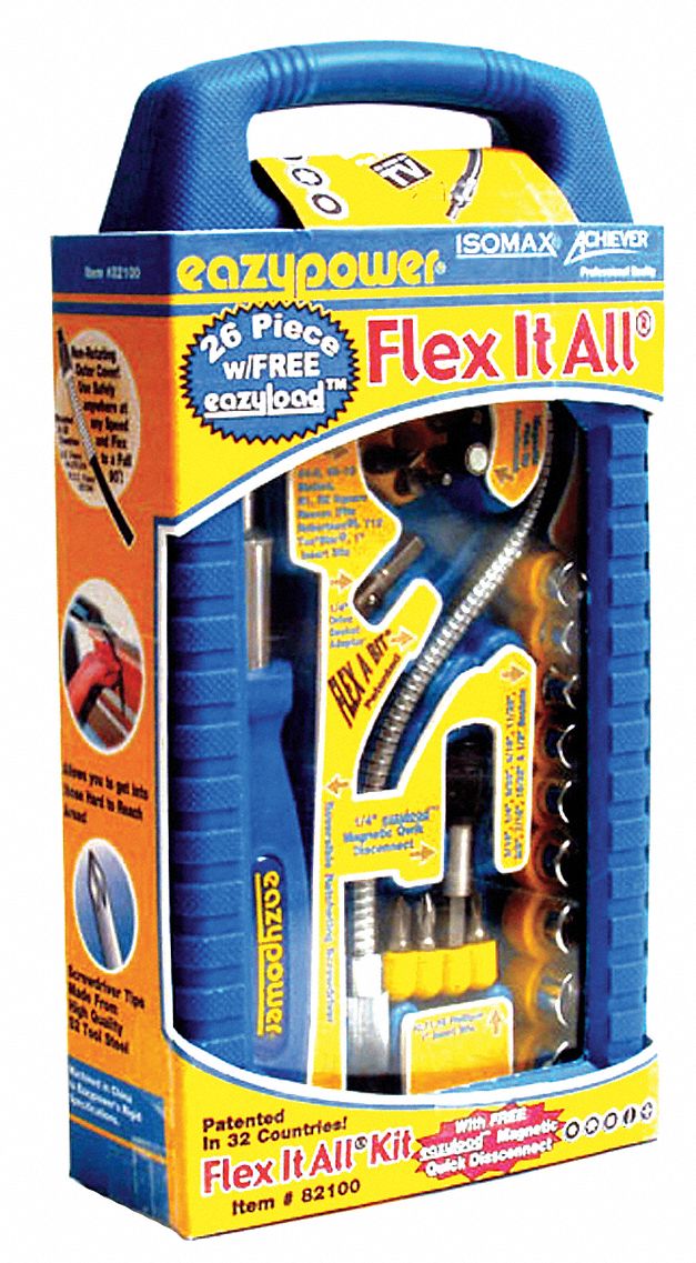 FLEX A BIT SCREWDRIVER SET,26 PC